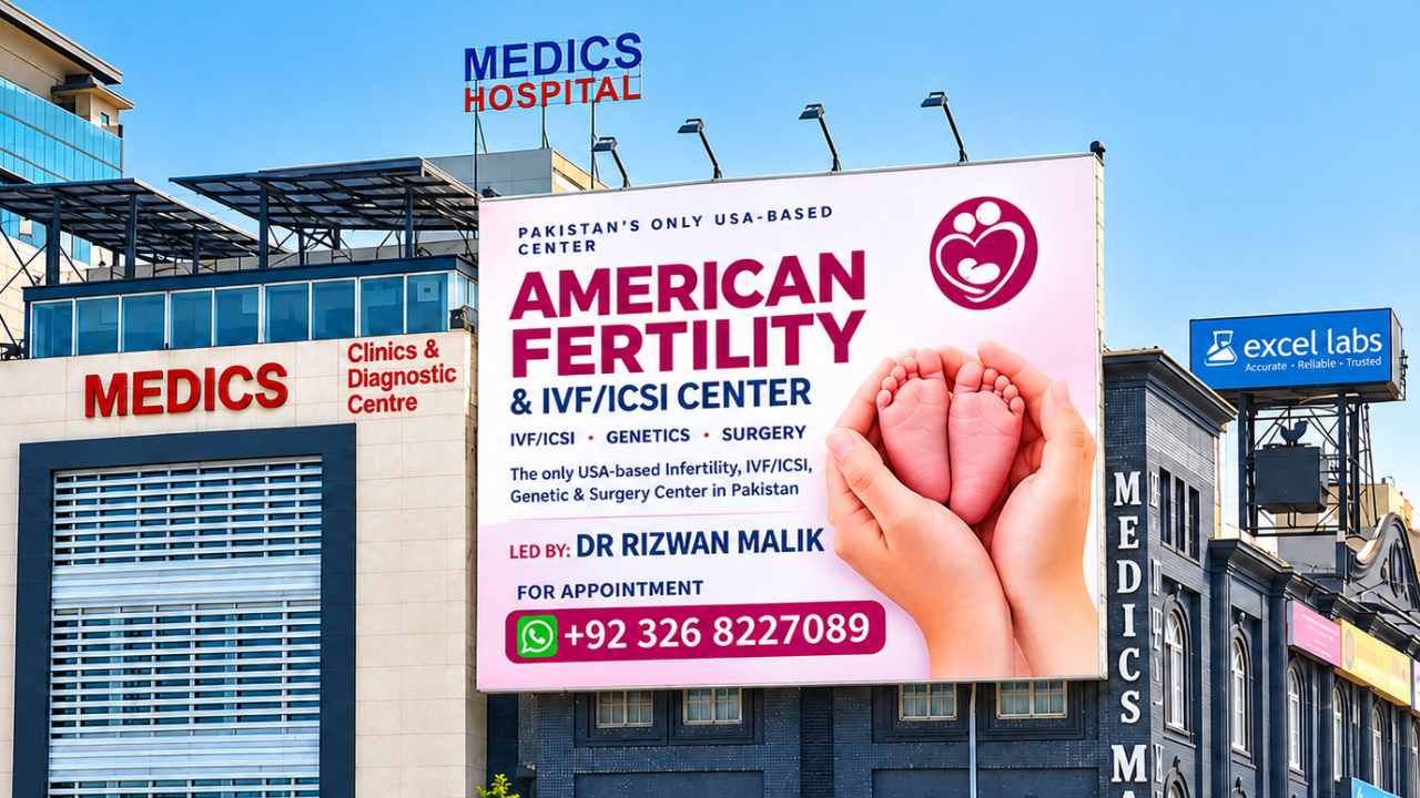 American Fertility Center services brochure design