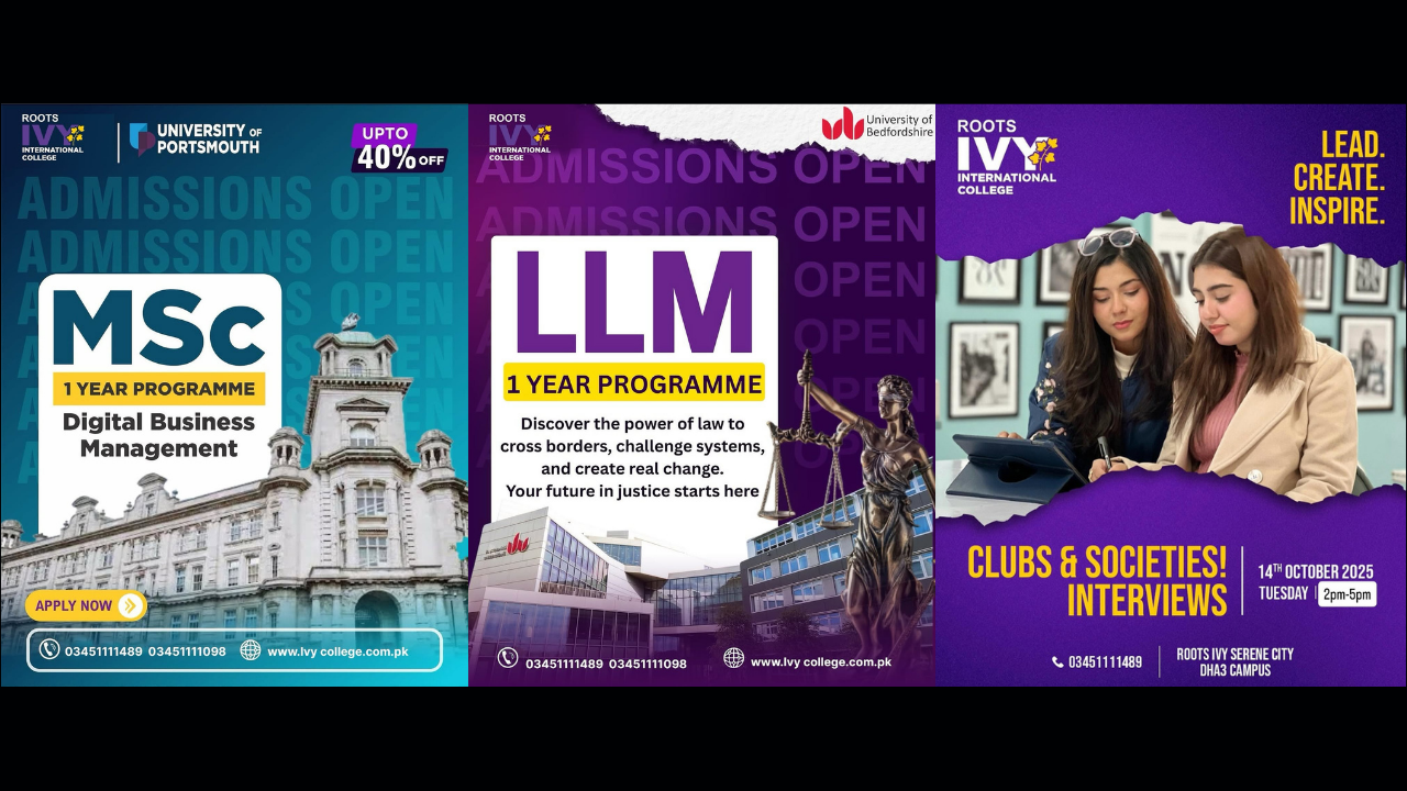 IVY Academic Network admissions campaign designs
